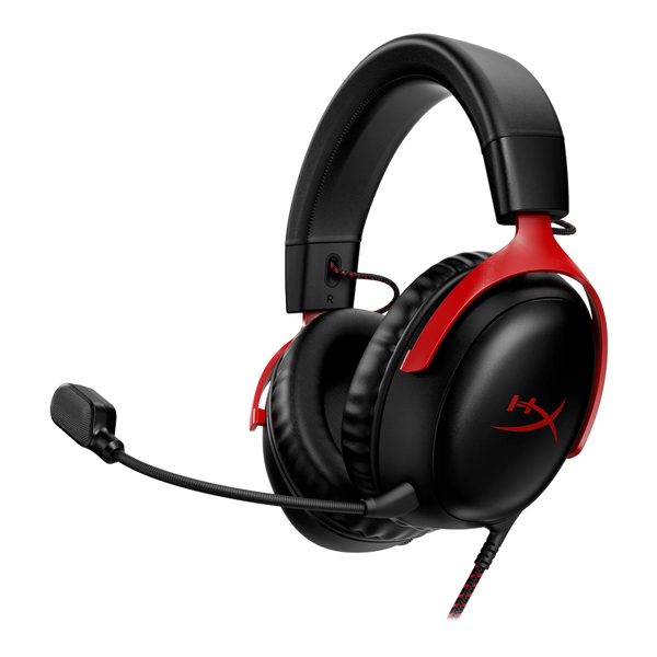 HyperX CLOUD III Wired Gaming Headset - Black/Red