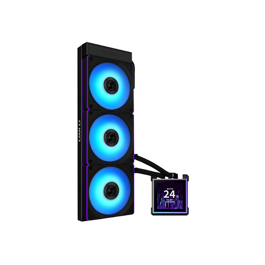 Lian Li Hydro-Shift II LCD-S 360CL With CL Wireless Fans IPS LCD Screen Liquid Cooler - Black