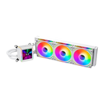 LIAN LI Galahad II LCD SL-INF 360MM ARGB CPU Liquid Cooler – White