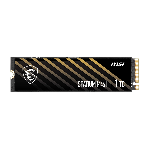 MSI SPATIUM M461 M.2 2280 PCIe GEN4x4 NVMe SSD (R:5,000 MB/s W:3,200 MB/s) - 1TB