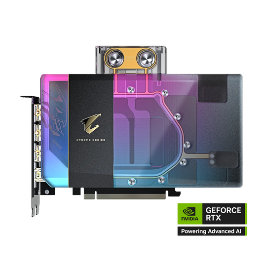 GIGABYTE AORUS GeForce RTX 5080 XTREME WATERFORCE WB 16GB Graphic Card - Black