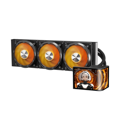 DarkFlash UV360 Vision AIO 360mm Liquid Cooling - Black