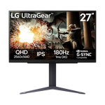 LG Ultragear 27 Inch QHD 200Hz QHD HDMI 1ms IPS Gaming Monitor - Black