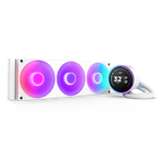 NZXT Kraken Elite 360 RGB V2 360mm AIO With 2.72 IPS LCD Liquid Cooler - White