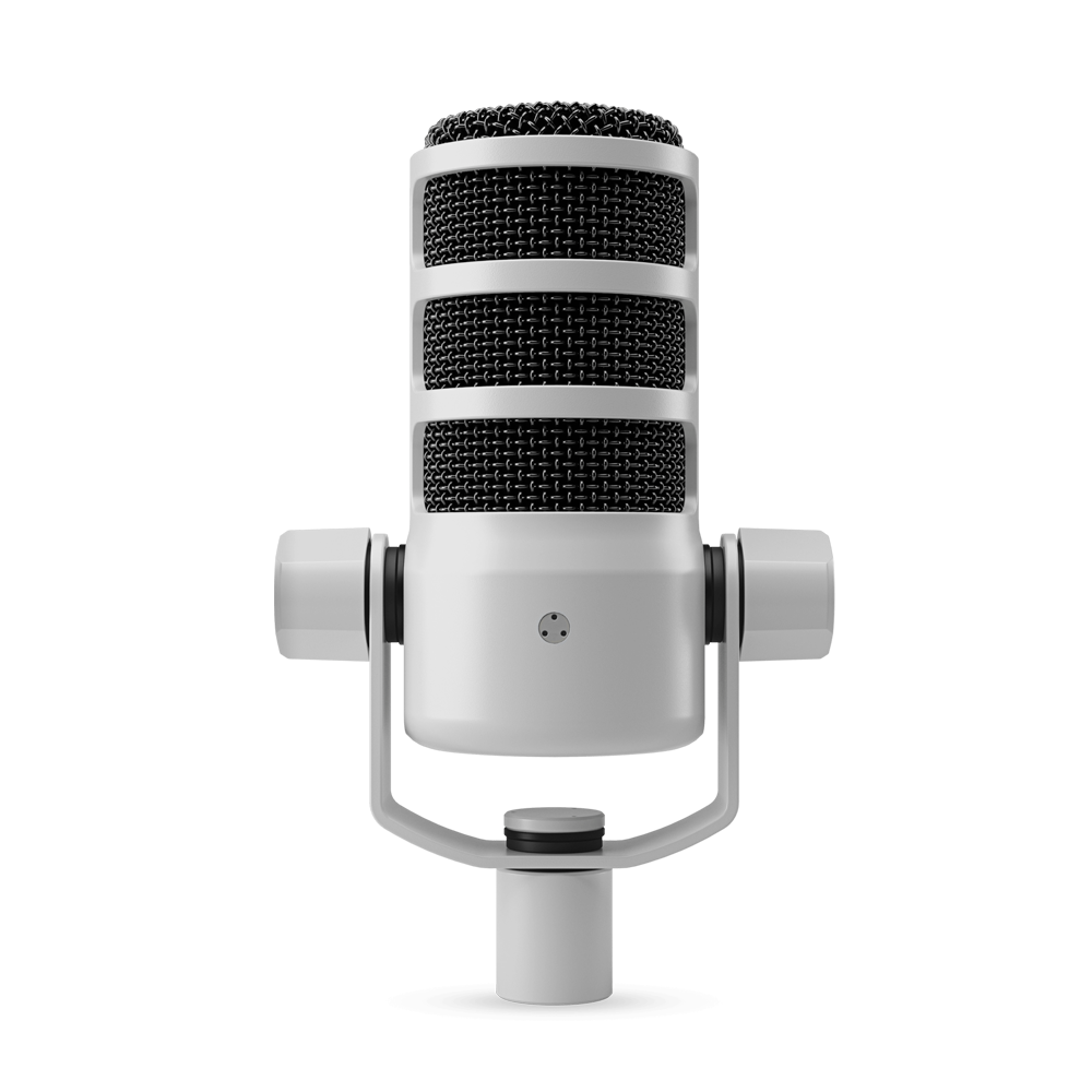 RODE PODMIC USB Versatile Dynamic Broadcast Microphone - White