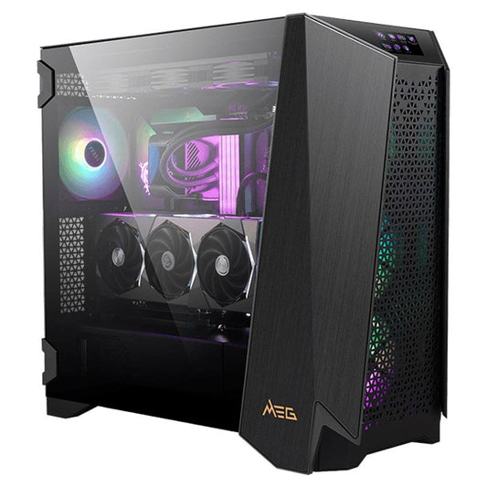MSI MEG PROSPECT 700R E-ATX Mid Tower Gaming Case with Touch Panel - Black