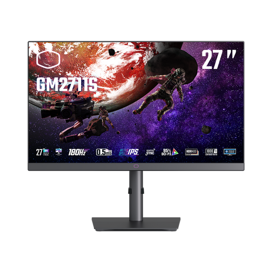 COOLER MASTER GM2711S 27 Inch 2K QHD IPS 180Hz Gaming Monitor - Black