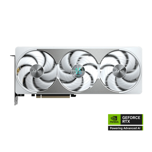 GIGABYTE Nvidia GeForce RTX 5080 AERO OC SFF 16GB Graphics Card - White
