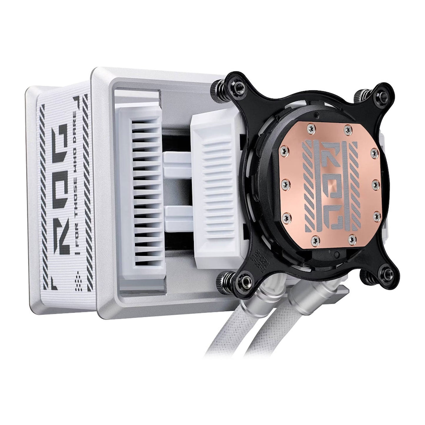 Asus ROG RYUO IV SLC 360 ARGB Liquid CPU Cooler with 6.67" Curved 2K AMOLED Display - White