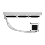 LIAN LI Galahad II LCD SL-INF 360MM ARGB CPU Liquid Cooler – White