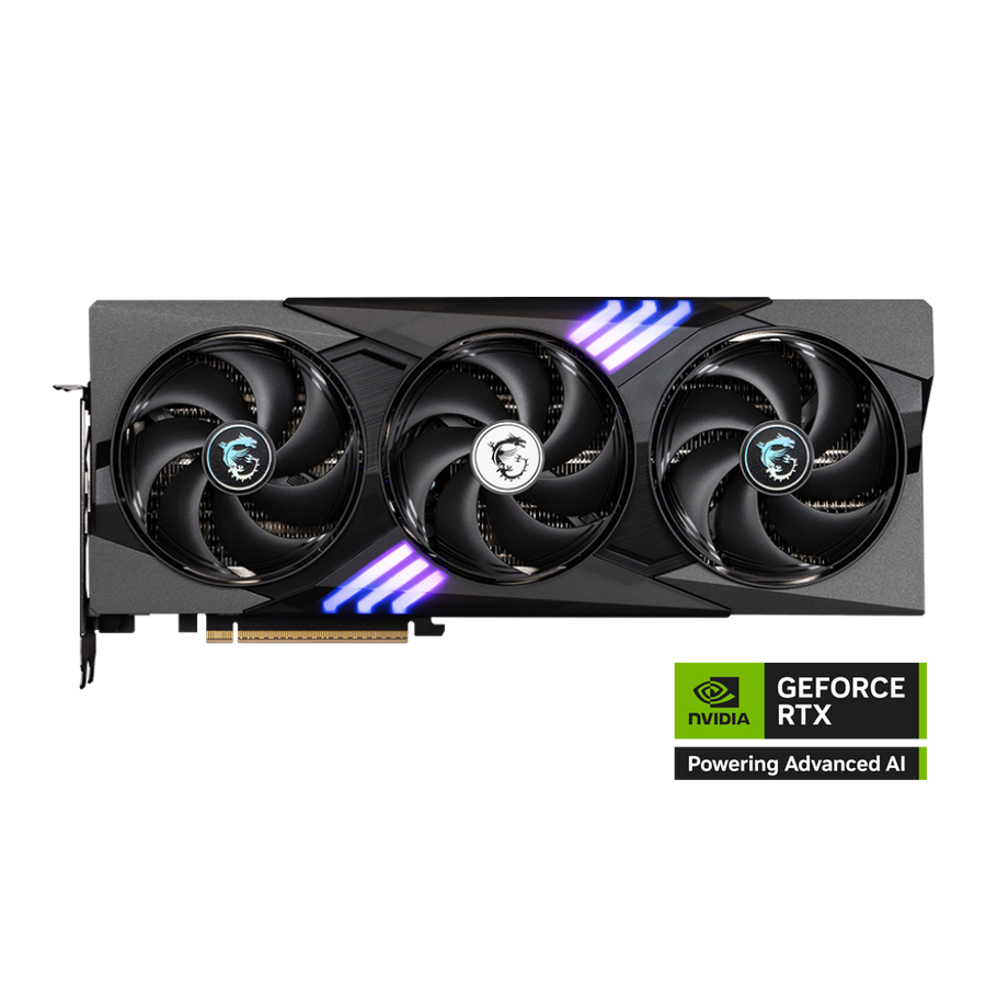MSI Nvidia GeForce RTX 5070 Ti 16GB GAMING TRIO OC Graphic Card - Black