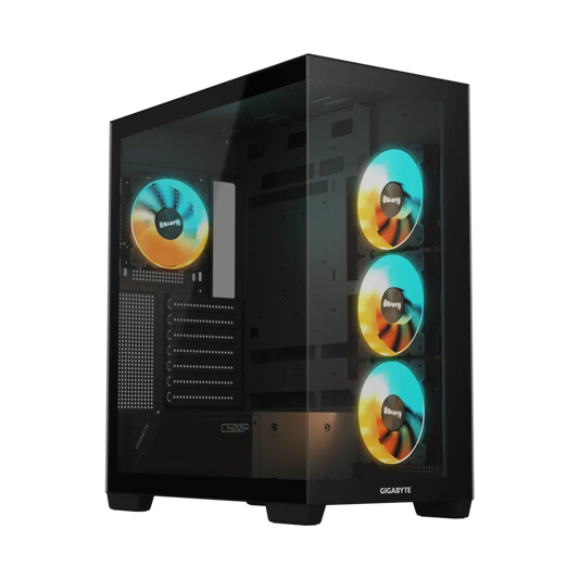 GIGABYTE C500 PANORAMIC STEALTH Mid Tower Case - Black