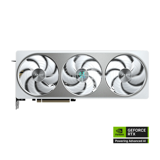 GIGABYTE Nvidia GeForce RTX 5070 AERO OC 12GB Graphics Card - White
