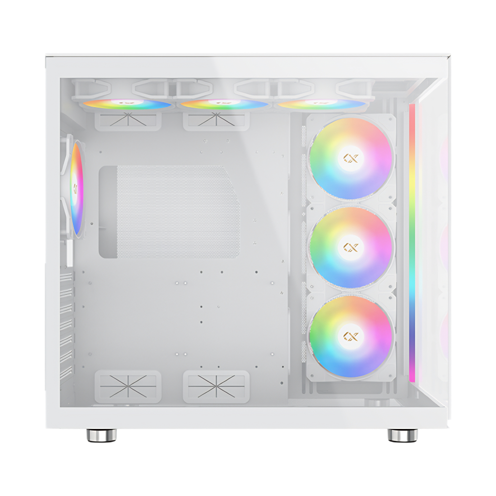 XIGMATEK AQUA ULTRA AIR ARCTIC ARGB Atx Case - White