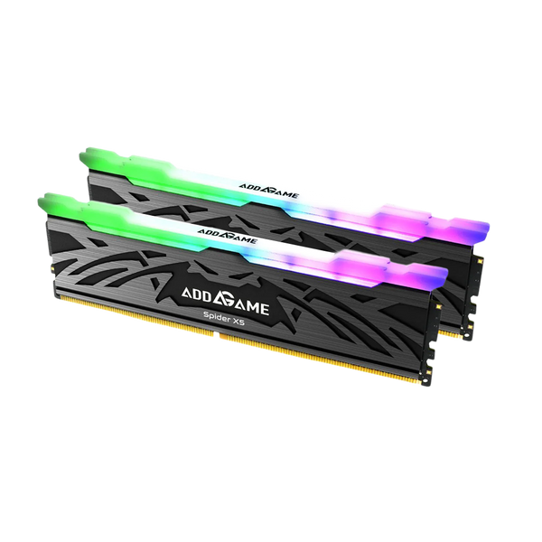 Addlink 16GBx2(32GB Kit)DDR5 6000MT/s CL38 RGB Unbuffered DIMM 288Pin With Heatsink (Black)