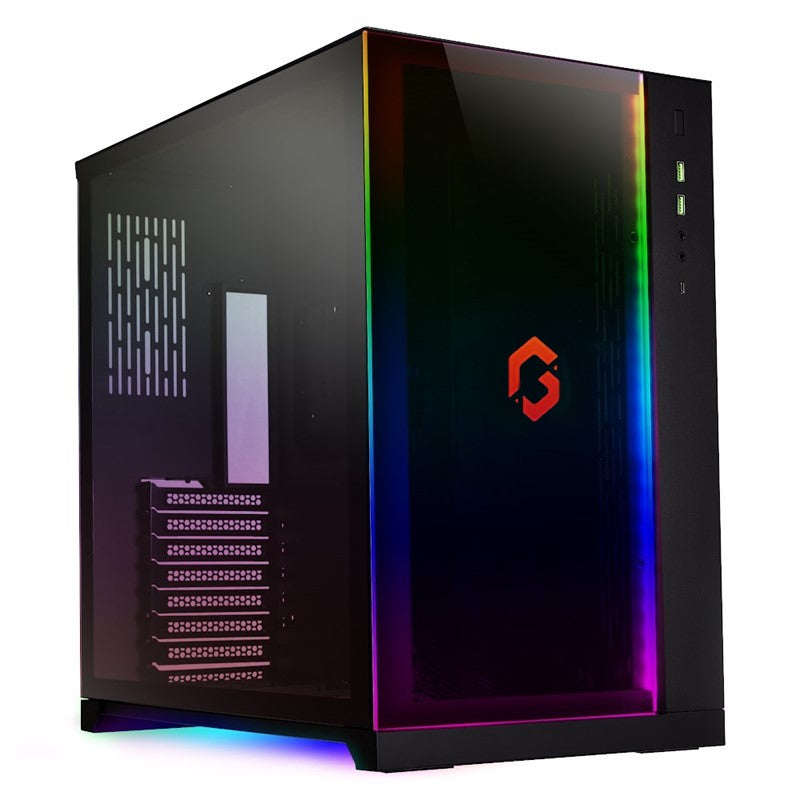 Gameon Edition LIAN LI Dynamic Mid Tower Case - Black (Fans Not Included)