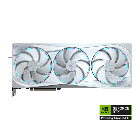 GIGABYTE AORUS Nvidia GeForce RTX 5080 MASTER ICE 16GB Graphics Card - White