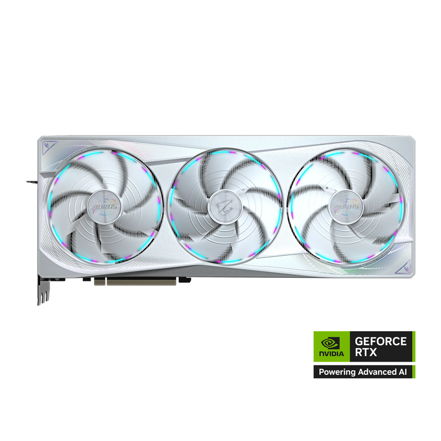 GIGABYTE AORUS Nvidia GeForce RTX 5080 MASTER ICE 16GB Graphics Card - White