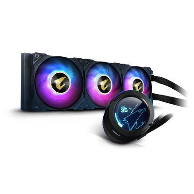 GIGABYTE AORUS WATERFORCE X 360 AIO Liquid Cooler - Black