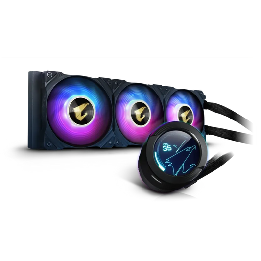 GIGABYTE AORUS WATERFORCE X 360 AIO Liquid Cooler - Black