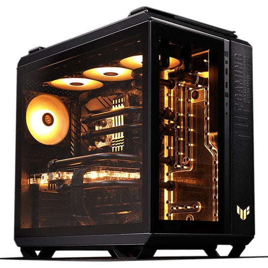 Asus TUF GAMING GT502 Tempered Glass ATX Mid Tower Case - Black