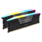 CORSAIR VENGEANCE 32GB (2x16GB) RGB DDR5 6000MHz CL38 Memory Kit - Black