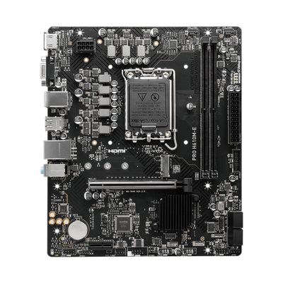 MSI PRO H610M-E DDR5 Motherboard - Black