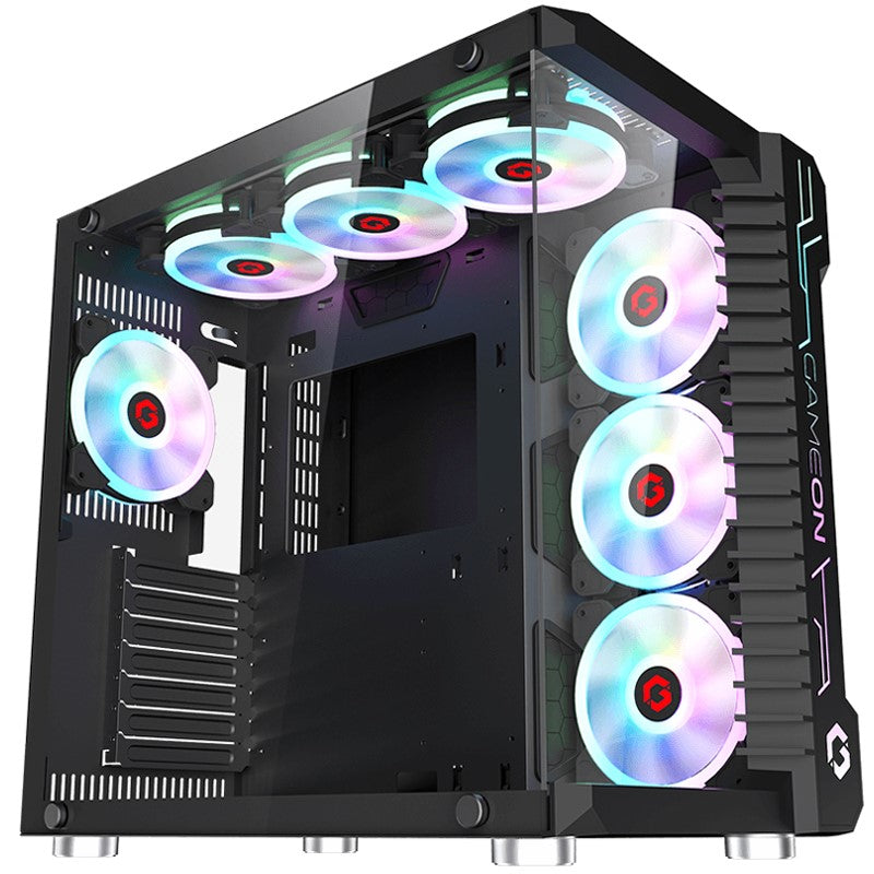 GAMEON Emperor Midnight III Series Mid Tower Gaming Case - Black