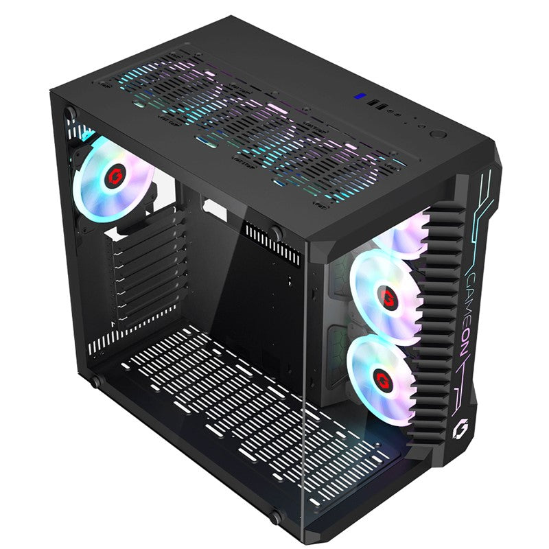 GAMEON Emperor Midnight III Series Mid Tower Gaming Case - Black