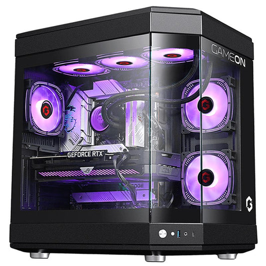 GAMEON Valkyrie Series Mid Tower Gaming Case - Black