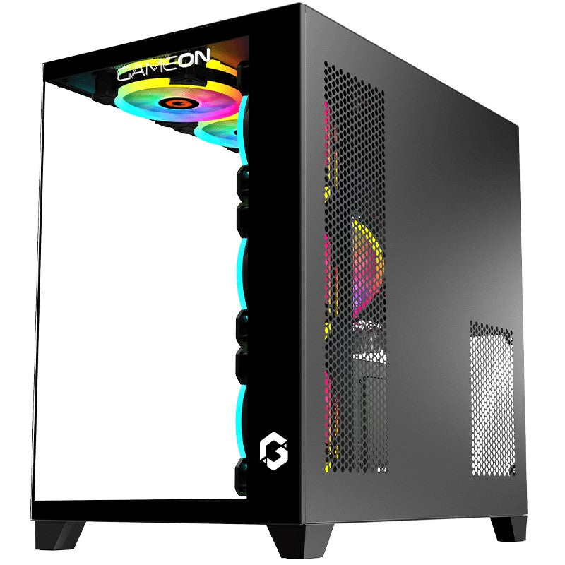 GAMEON Emperor Midnight Series Mid Tower Gaming Case - Black
