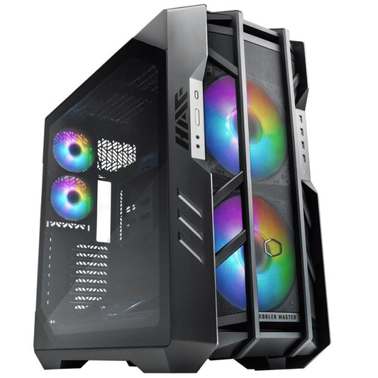Cooler Master HAF 700 ARGB E-ATX Full Tower Gaming PC Case - Titanium Grey