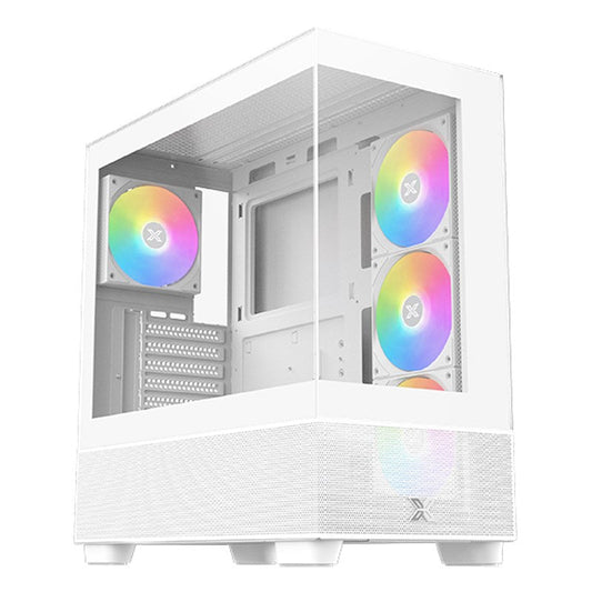 Xigmatek Endorphin Air V2 Arctic E-ATX Mid Tower Gaming PC Case - White