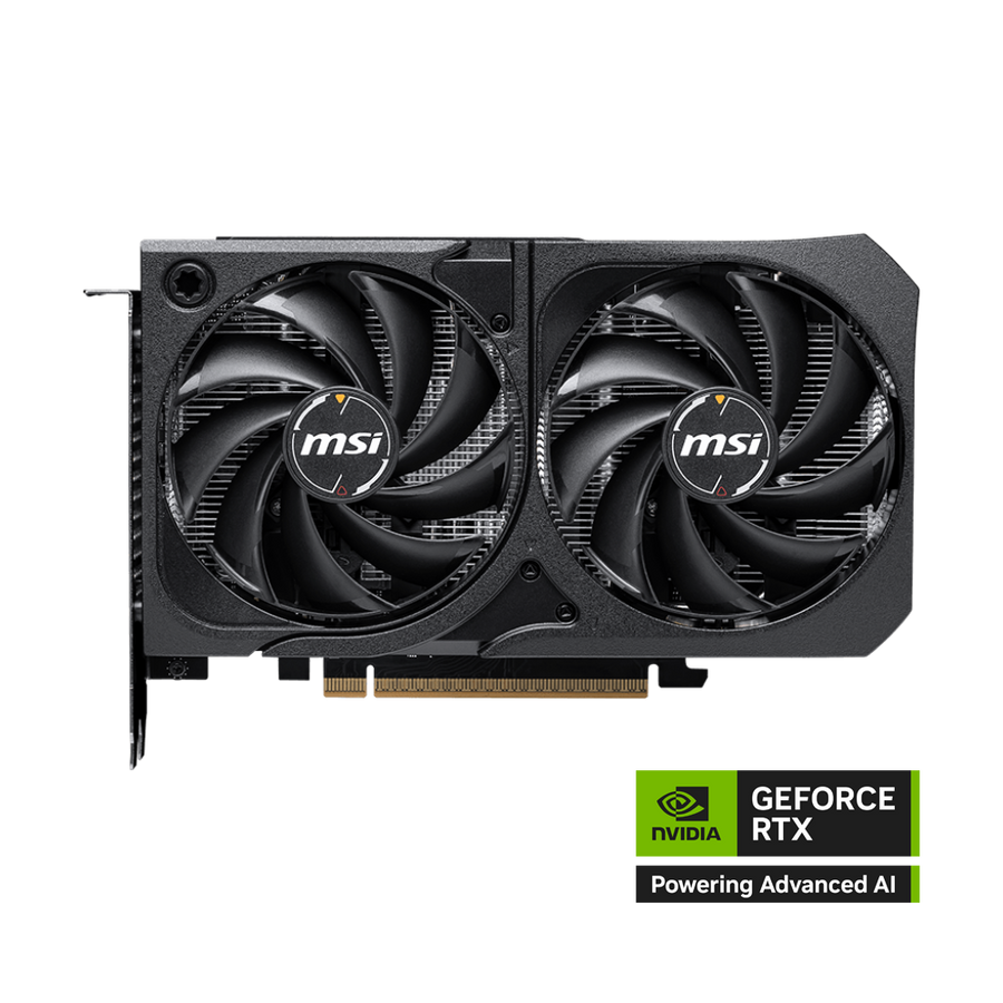 MSI Nvidia GeForce RTX 5060 8GB SHADOW 2X OC Graphics Card - Black