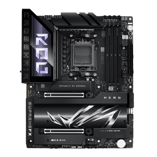 ASUS ROG CROSSHAIR X870E HERO AM5 DDR5 ATX Motherboard - Black