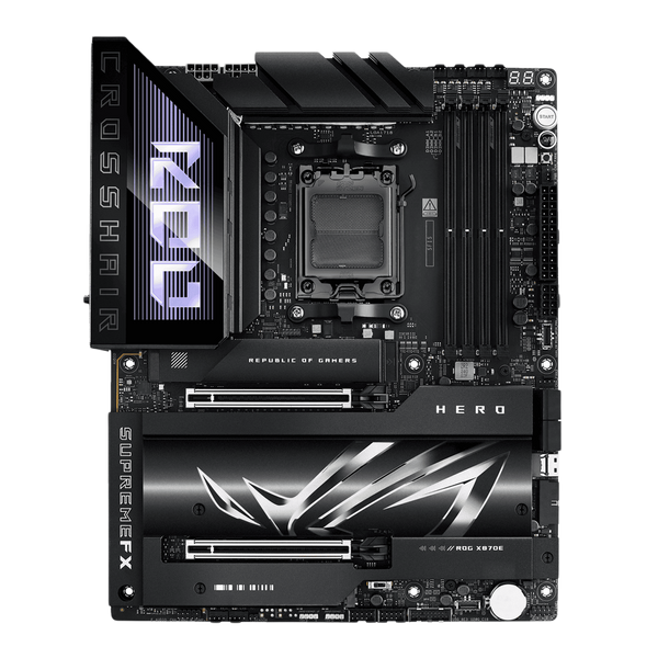 ASUS ROG CROSSHAIR X870E HERO AM5 DDR5 ATX Motherboard - Black