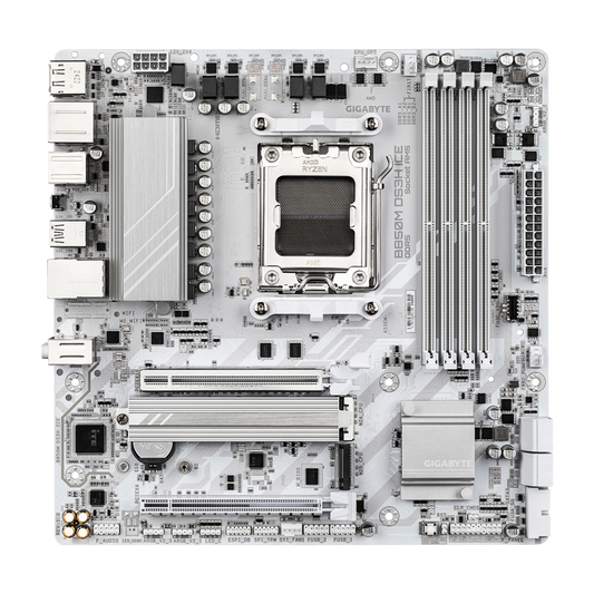 GIGABYTE B850M DS3H ICE DDR5 Motherboard - White