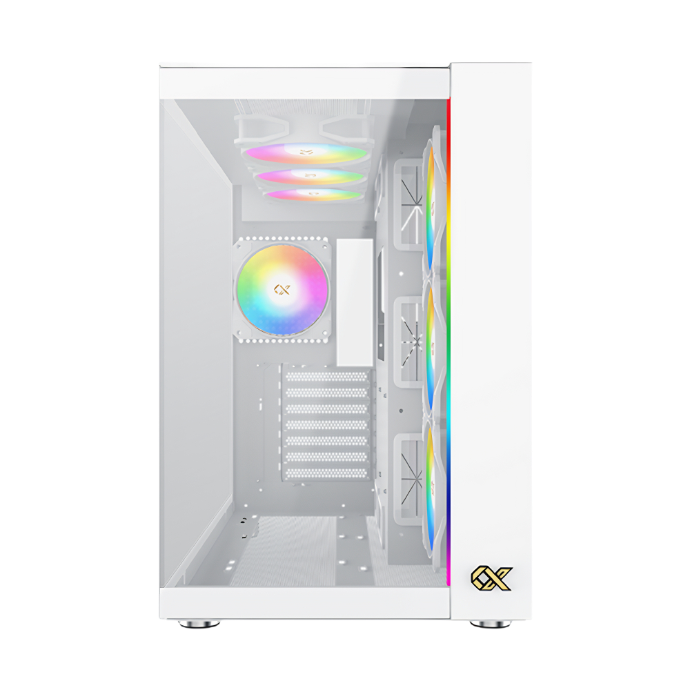 XIGMATEK AQUA ULTRA AIR ARCTIC ARGB Atx Case - White