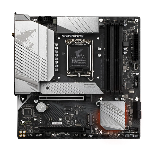 GIGABYTE B660M AORUS PRO AX DDR4 (rev. 1.2) Motherboard - Black