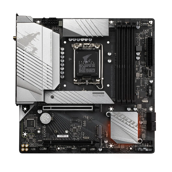 GIGABYTE B660M AORUS PRO AX DDR4 (rev. 1.2) Motherboard - Black