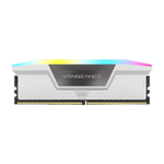 CORSAIR VENGEANCE 32GB(2x16GB) RGB DDR5 6000MHz CL30 Memory Kit - White