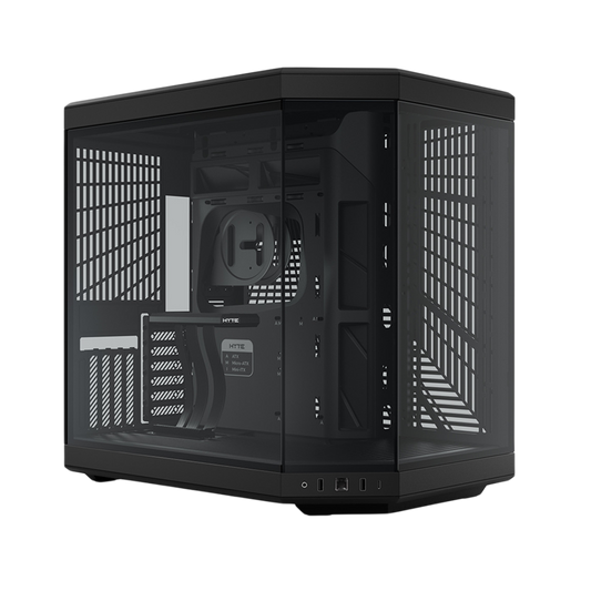 HYTE Y70 Modern Aesthetic Mid Tower Case - Pitch Black
