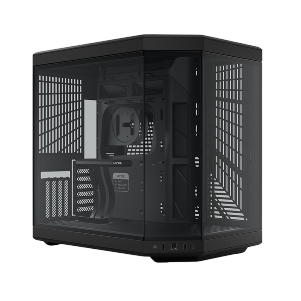HYTE Y70 Modern Aesthetic Mid Tower Case - Pitch Black
