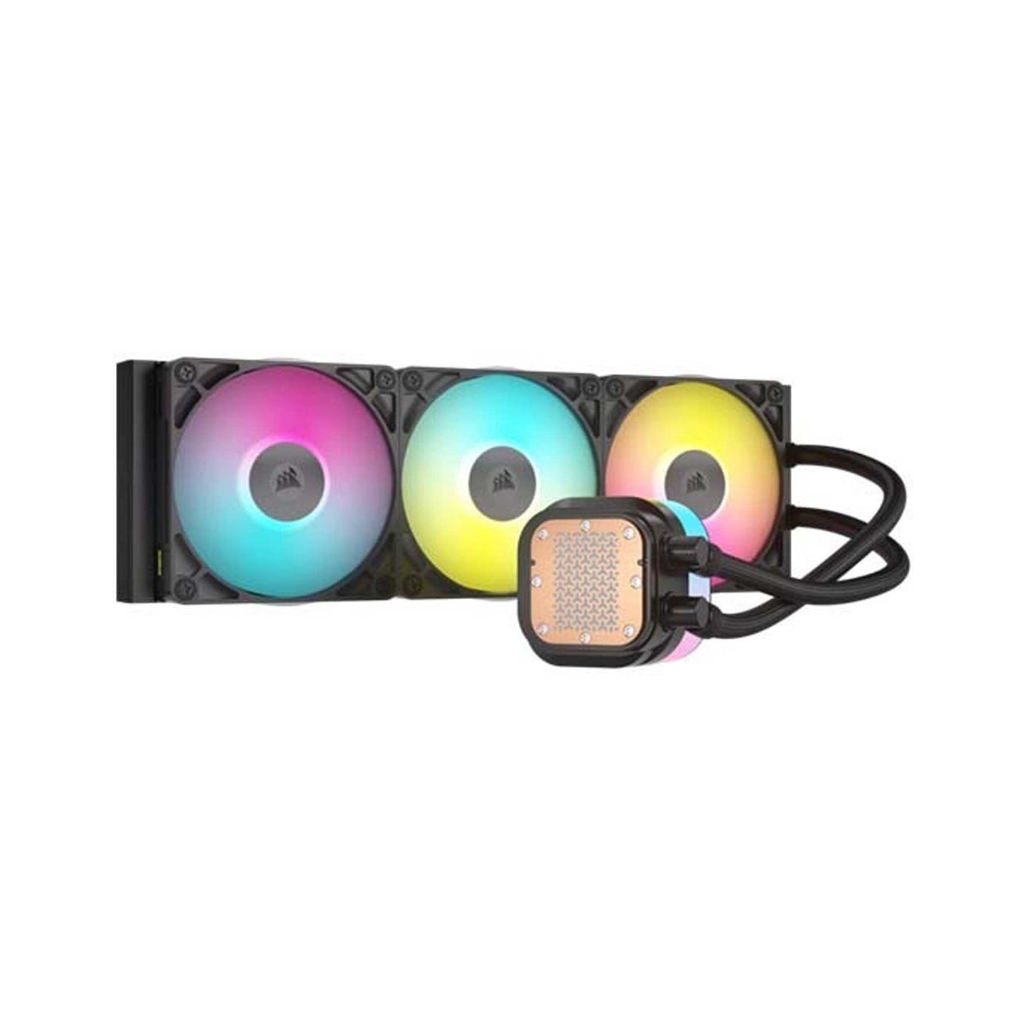 Corsair iCUE Link Titan 360mm - 3 x RX120 RGB AIO Liquid CPU Cooler - Black