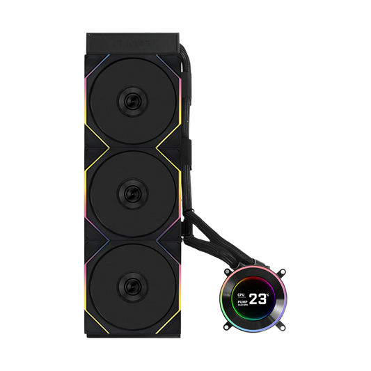 Lian Li HYDROSHIFT II LCD-C 360TL With TL Wireless fans - Black