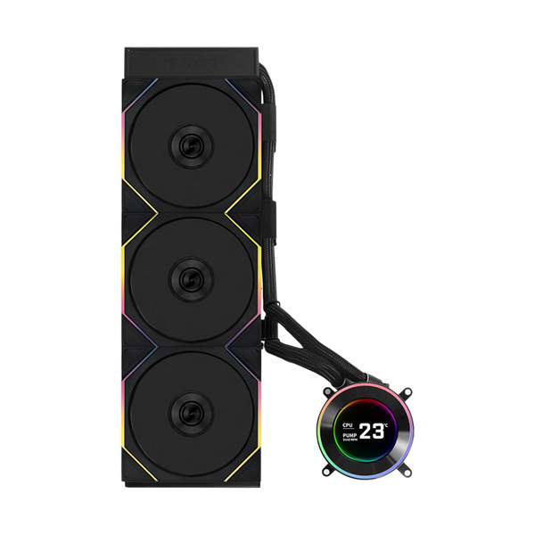 Lian Li HYDROSHIFT II LCD-C 360TL With TL Wireless fans - Black