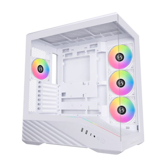 LIAN LI Vector V100 ATX Mid Tower Case - White