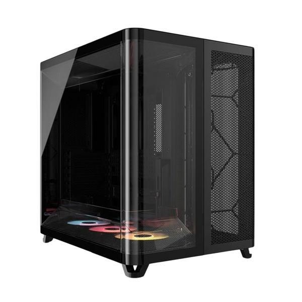 CORSAIR AIR 5400 LX-R RGB LINK Tempered Glass Mid Tower ATX Case - Black