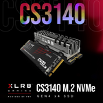 PNY XLR8 CS3140 M.2 NVMe Gen4x4 (7,500 MB/s 6,850 MB/s) - 2TB