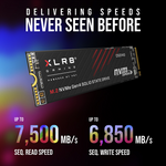 PNY XLR8 CS3140 M.2 NVMe Gen4x4 (7,500 MB/s 6,850 MB/s) - 2TB